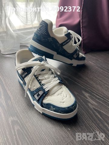 Louis Vuitton LV trainers, снимка 3 - Кецове - 45656811