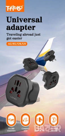 LDNIO Висококачествен универсален пътнически адаптер за Корея/EU контакт 2500W, снимка 10 - Друга електроника - 53138419