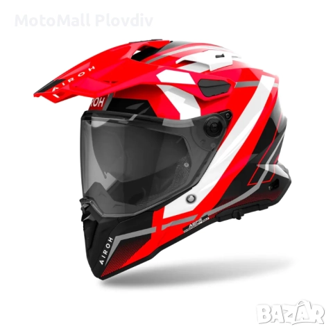 Онлайн Промо! Airoh Каска Commander 2 Mavick Red Gloss , снимка 2 - Аксесоари и консумативи - 51670240