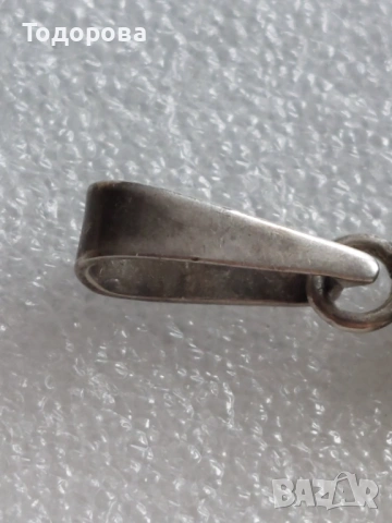 Сребърен кръст с гранати и руски кръст с емайл и позлата, снимка 14 - Колиета, медальони, синджири - 53603359