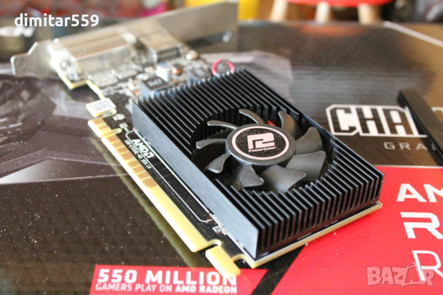 Видеокарта PowerColor AMD Radeon R7 240 4GB 128BIT GDDR5 HLEV2, снимка 3 - Видеокарти - 44987396