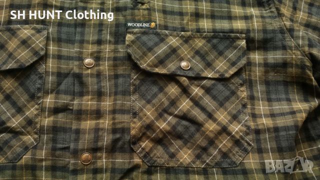 WOODLINE Shirt размер M / L за лов риболов риза - 921, снимка 4 - Ризи - 45197399