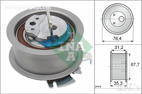 INA 531 0565 30 Обтяжна ролка, ангренажен ремък VAG / FORD GALAXY I (WGR) 1.9TDI, снимка 2 - Части - 49181554