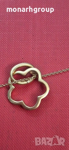 Златна верижка с висулка 18к, снимка 2 - Колиета, медальони, синджири - 53857853