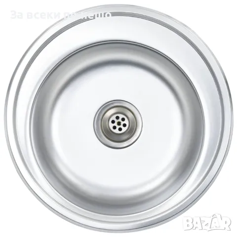 Кухненска Мивка С Цедка И Сифон, Неръждаема Стомана Код P489, снимка 5 - Мивки - 50262847