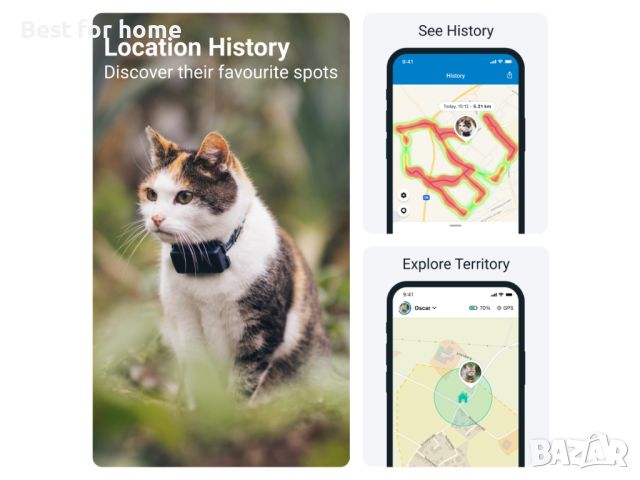 GPS тракер за котки и монитор за здраве от Tractive GPS CAT Mini, снимка 9 - За котки - 46554933