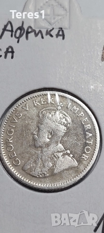 6 пенса Южна Африка 2броя 1933 и 1937 сребро, снимка 5 - Нумизматика и бонистика - 51928977