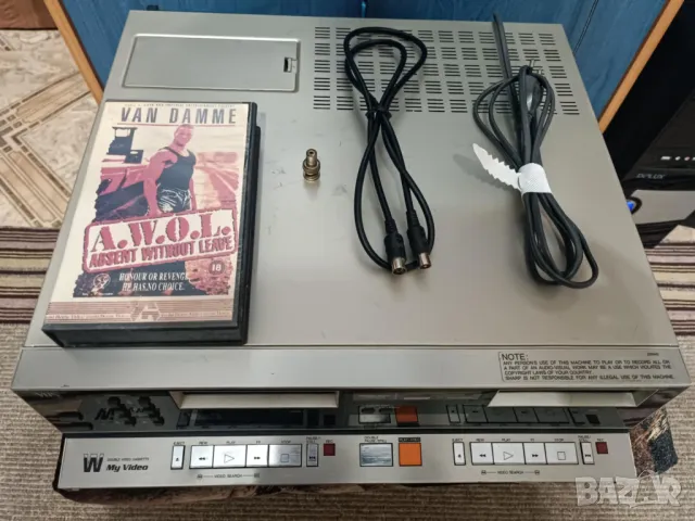 Двукасетъчен Видеокасетофон  ''SHARP'', снимка 2 - Плейъри, домашно кино, прожектори - 49977683