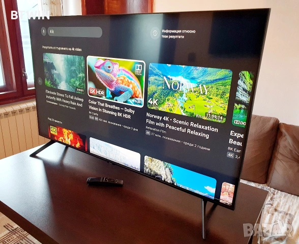 Телевизор - Samsung 50 ИНЧА - QLED - SMART TV - 4K !, снимка 11 - Телевизори - 53166768