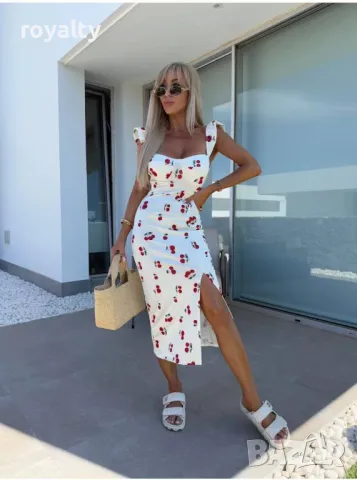 Дамски елегантни рокли Различни цветове , снимка 13 - Рокли - 49842843