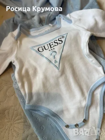 Боди Guess 0-3м, снимка 1 - Бодита за бебе - 48203905