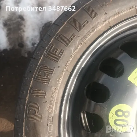 патерица за Мерцедес Е280 155/70/17 PIRELLI 5×112 ц.66.6мм оригинална , снимка 4 - Гуми и джанти - 48765085