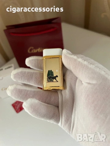 Cartier Panthère запалка, като нова, кутия и документи, снимка 5 - Запалки - 53480711