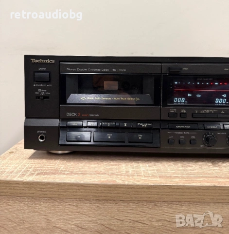 🔈Двукасетъчен дек Technics RS-TR555 - профилактиран🔈, снимка 2 - Декове - 53638739