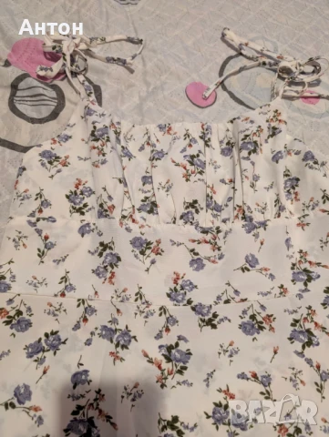 Нова дамска рокля на цветя размер М, снимка 2 - Рокли - 51000778