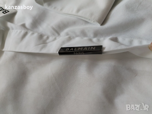 balmain paris - страхотна мъжка риза КАТО НОВА М, снимка 6 - Ризи - 51501568