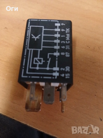 Реле бензинова помпа за Фолксваген,Ауди,Сеат и Шкода 1J0 906 383 B №409, снимка 3 - Части - 53836937