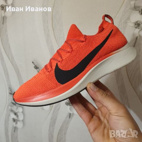 маратонки Nike Zoom Fly Flyknit Bright Crimson  номер 41,5 -42, снимка 5 - Маратонки - 45344637