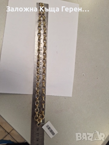 Златен синджир 19.82гр.14к, снимка 3 - Колиета, медальони, синджири - 53765692