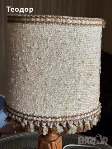 Голяма ретро лампа- Настолна, снимка 4 - Антикварни и старинни предмети - 49990925