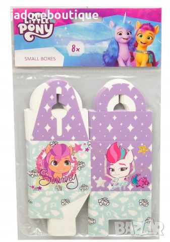 8 бр/к-кт Сглобяеми кутийки за подаръчета/ лакомства My little pony, снимка 2 - Други - 46029681