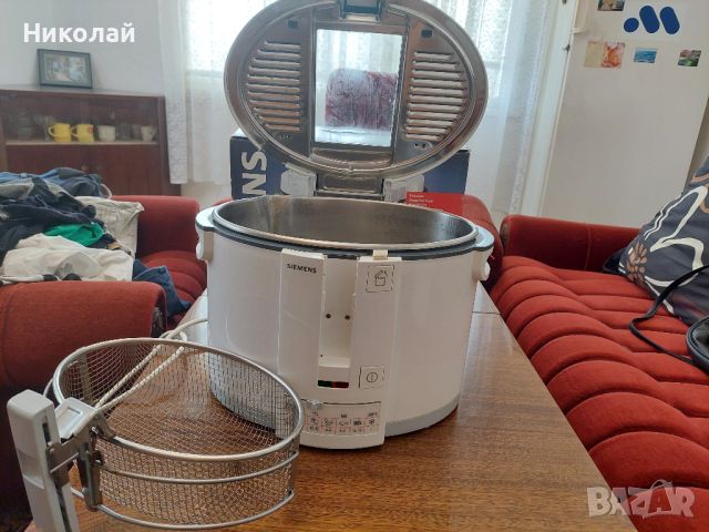 Фритюрник Siemens 2000 W, снимка 5 - Фритюрници - 46801384