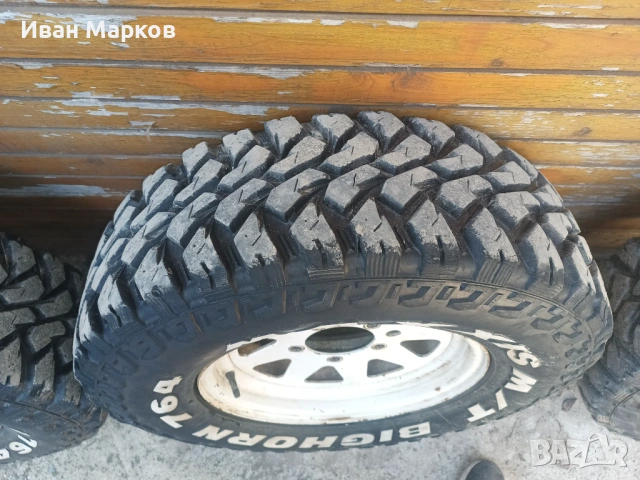 Гуми с джанти 235/75/15, снимка 5 - Гуми и джанти - 53668079