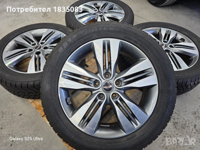 Лети джанти 18ки 5х114.3 Hyundai, Kia + зимни гуми 225/55/18 Platin