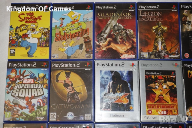 Игри за PS2 The Simpsons/Gladiator/Legion/Kessen/Catwoman/Marvel/Tekken 4/Godfather/Rayman/MikeTyson, снимка 2 - Игри за PlayStation - 53935685