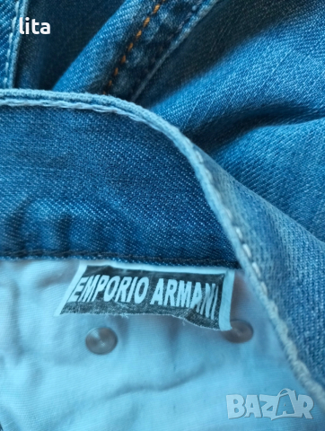 Мъжки дънки EMPORIO ARMANI Размер L, снимка 9 - Дънки - 53846272