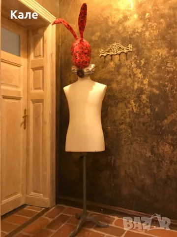 Глава за манекен заек декорация за магазин фотосесия папие маше, снимка 2 - Манекени - 50083168