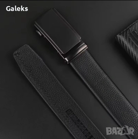 Мъжки официални колани с изчистена геометрия на катарамата в 3 версии!, снимка 7 - Колани - 53501693