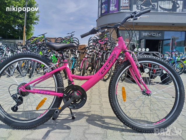 CROSS Велосипед 24" ALISSA розов, снимка 12 - Велосипеди - 53561232