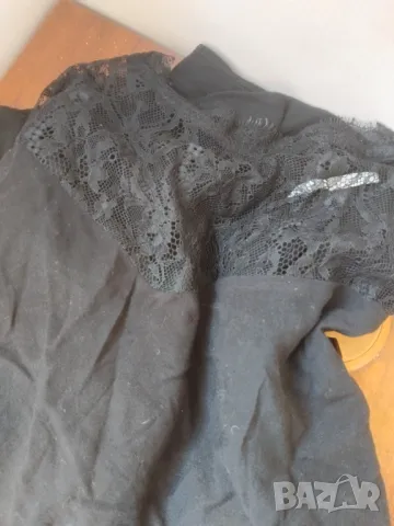 HМ Оригинална дамска елегантна блуза с къс ръкав, снимка 5 - Тениски - 49361642