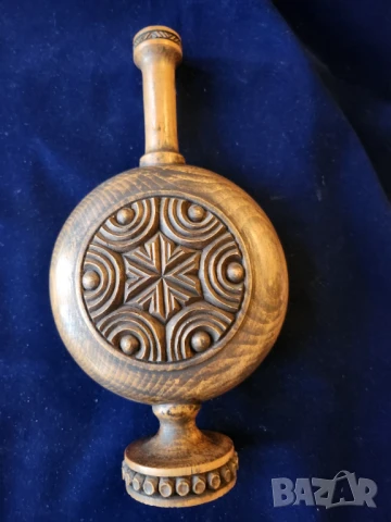 пирографирани: цилиндрична дървена изработка за малка бутилка сливова, бъклица и съд за подправки, снимка 5 - Други ценни предмети - 51244602