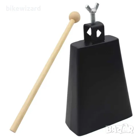 Tbest Cowbell Drum Kit, Cowbell камбана метална 6-инчова НОВА, снимка 1 - Други стоки за дома - 48722712