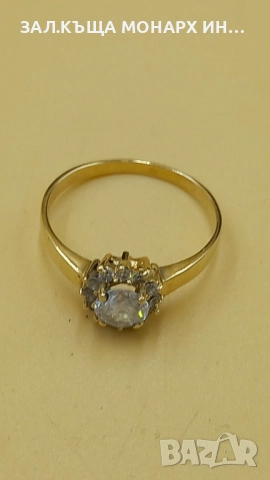 Златен пръстен /585/, снимка 5 - Пръстени - 51885976