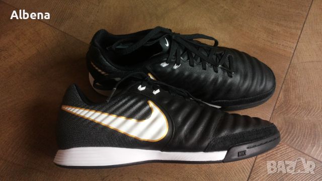 NIKE TIEMPO X Leather Football Boots Размер EUR 40,5 / UK 6,5 за футбол естествена кожа 156-14-S, снимка 2 - Спортни обувки - 45289292