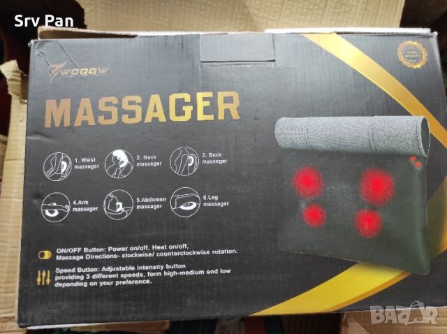 Масажор WOQQW Back Massager, снимка 2 - Масажори - 45964602