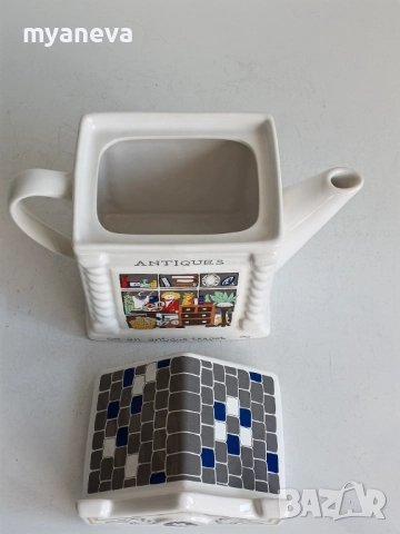 Колекционерски чайник "Wade English Life - Antique Shop", снимка 7 - Прибори за хранене, готвене и сервиране - 51889444