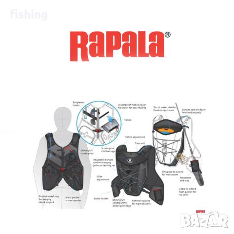 Промо Елек Rapala Urban Vest Pack, снимка 3 - Екипировка - 46041701