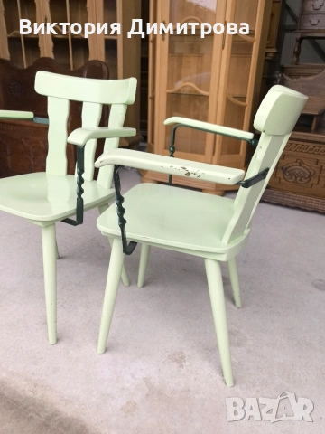 Комплект от 2 ретро стола , снимка 7 - Столове - 53624845