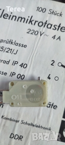 микропревключвател тип CX2 220VAC 4A IP40 