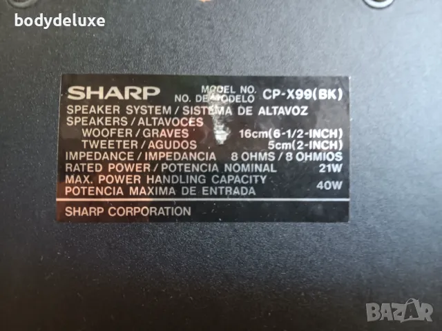 SHARP CD-X99 аудио система, снимка 6 - Аудиосистеми - 47114850