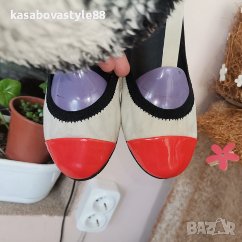 Балерини Bianco 39 н. велур,естествена кожа , снимка 8 - Дамски ежедневни обувки - 53792617