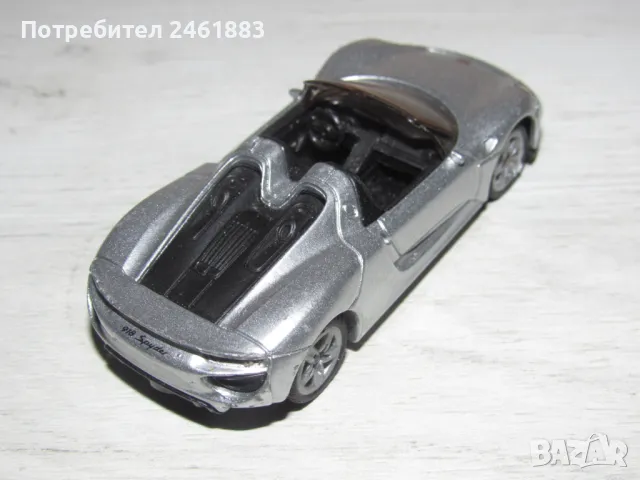 1/55 Siku Porsche 918 Spyder., снимка 2 - Колекции - 48256452