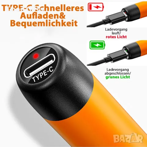 Пълен комплект Безжичен поялник YQLAFT – с USB зареждане, 3 температурни режима и стойка, снимка 3 - Поялници и запояване - 50188039