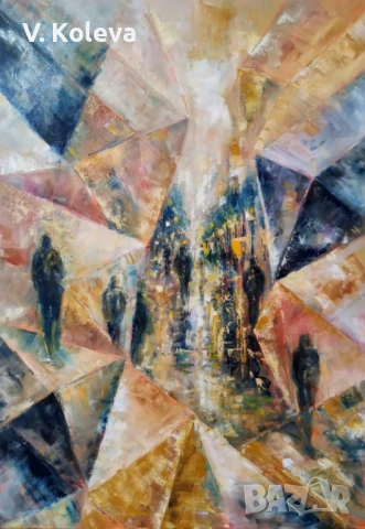 Картина, маслени бои върху платно