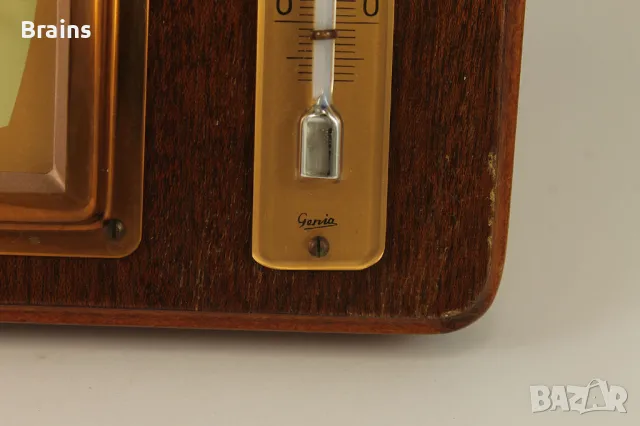 Стар Немски Барометър Термометър LUFFT GENIA 1960's, снимка 6 - Антикварни и старинни предмети - 49815173