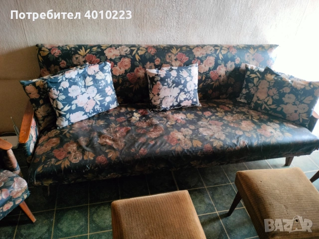 Холна гарнитура 2 фотьойла и 2 таботерки 